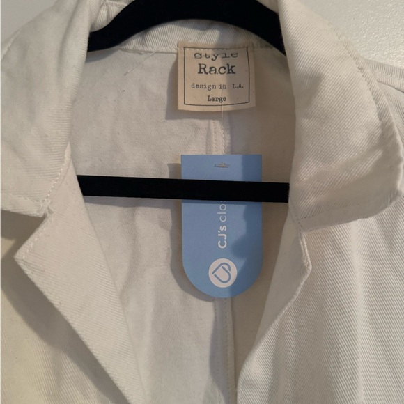 Style Rack Ivory Button-Up Shirt - Picture 2 of 3